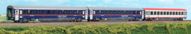 Set of 3 passenger cars of Nightjet EN 295/40295 München – Mailand/Rom<br /><a href='images/pictures/ACME/291723_c.jpg' target='_blank'>Full size image</a>